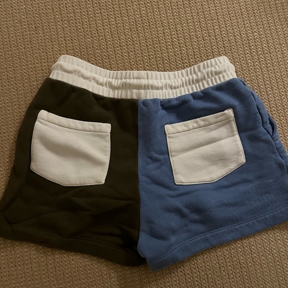 The Kooples Sport Blue and Green Shorts - Picture 2 of 3